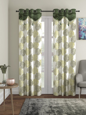 69% OFF on Cortina 210 cm (7 ft) Polyester Door Curtain Single Curtain(Floral, Green) 69% OFF on Cortina 210 cm (7 ft) Polyester Door Curtain Single Curtain(Floral, Green)