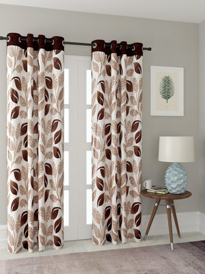 76% OFF on Cortina 210 cm (7 ft) Polyester Door Curtain (Pack Of 2)(Floral, Brown) 76% OFF on Cortina 210 cm (7 ft) Polyester Door Curtain (Pack Of 2)(Floral, Brown)