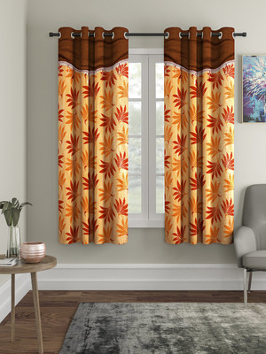 69% OFF on Cortina 150 cm (5 ft) Polyester Window Curtain (Pack Of 2)(Geometric, Orange) 69% OFF on Cortina 150 cm (5 ft) Polyester Window Curtain (Pack Of 2)(Geometric, Orange)