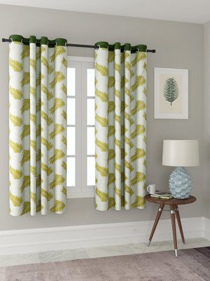 72% OFF on Cortina 150 cm (5 ft) Polyester Window Curtain (Pack Of 2)(Floral, Green) 72% OFF on Cortina 150 cm (5 ft) Polyester Window Curtain (Pack Of 2)(Floral, Green)