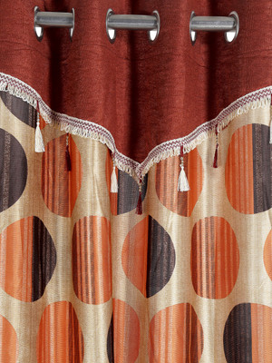 68% OFF on Cortina 210 cm (7 ft) Polyester Door Curtain (Pack Of 2)(Floral, Orange) 68% OFF on Cortina 210 cm (7 ft) Polyester Door Curtain (Pack Of 2)(Floral, Orange)
