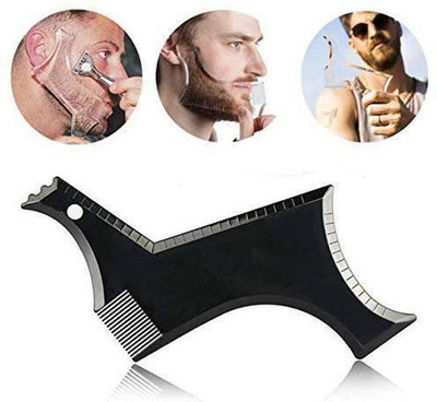 Bueno Beard Shaping Tool Template Beard Ruler Beard Shaper Guide Comb / Beard Comb for Men and Boys