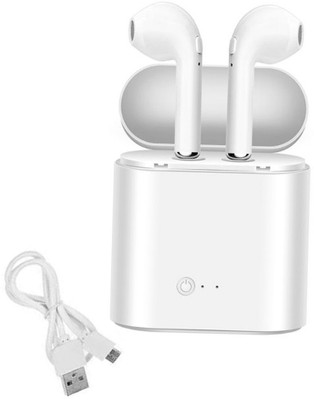 CASADOMANI Dual Twins Wireless Earbuds with Mic Mini Bluetooth Bluetooth Headset(White, True...