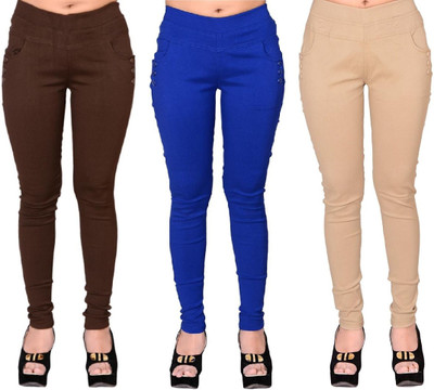 FeelBlue Multicolor Jegging(Solid)