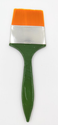 FRKB Synthetic Flat Paint Brush(Set of 1, Green)