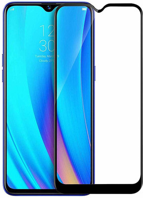 AKSHUD Edge To Edge Tempered Glass for Realme 5 Pro(Pack of 1)