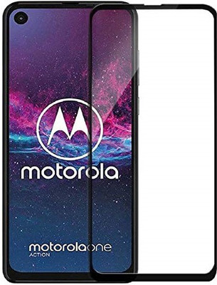 AKSHUD Edge To Edge Tempered Glass for Motorola One Vision(Pack of 1)