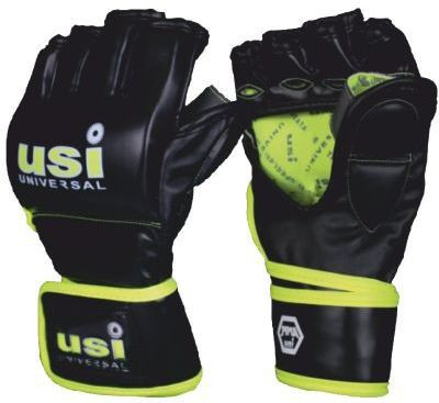 usi Martial Art Training Gloves Martial Art Gloves(Black, Yellow)