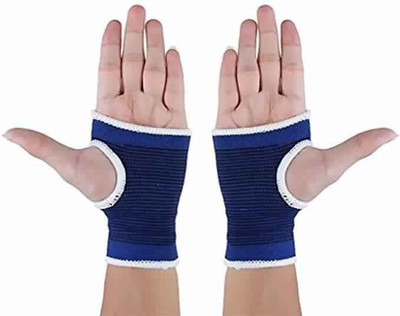 smile4u DCF22 Flexible Palm Support Hand & Wrist Glove For Palm Pain Relief Hand Support(Blue)