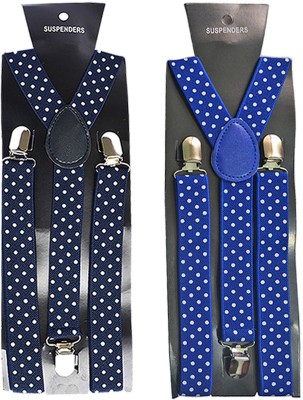 SunShopping Y- Back Suspenders for Men, Boys(Blue)