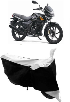 Shree ji traders Two Wheeler Cover for TVS(Flame SR125, White, Black)