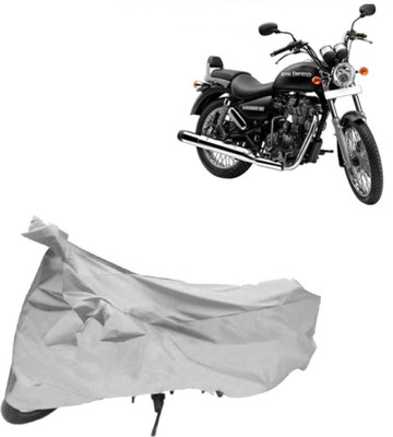 APNEK Two Wheeler Cover for Royal Enfield(Thunderbird 500, Silver)