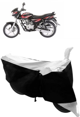 Shree ji traders Two Wheeler Cover for Bajaj(Discover 125 DTS-i, White, Black)