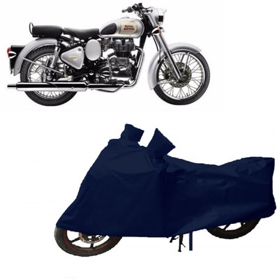 AutoRash Two Wheeler Cover for Royal Enfield(Classic 350, Blue)