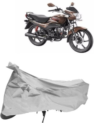 APNEK Two Wheeler Cover for Hero(Passion, Silver)