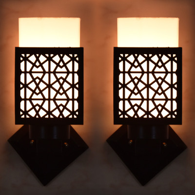 1st Time Uplight Wall Lamp Without Bulb(Pack of 2)