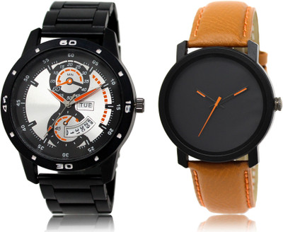 FERRIZZO New Latest Designer Combo of 2 Analog Watch  - For Men