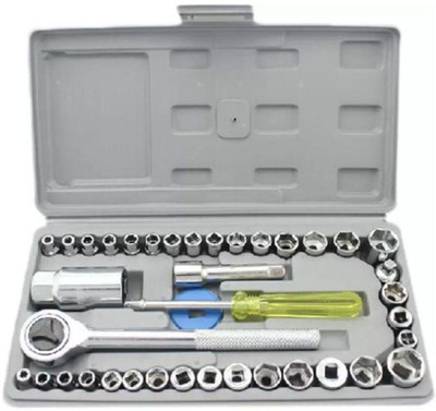 J M FASHION Wrench Kit Wrench Tool Kit & Screwdriver and Socket Set Single Sided Socket Wrench(Pack of 1)