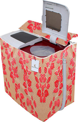 KUBER INDUSTRIES Semi-Automatic Washing Machine  Cover(Width: 82 cm, Red)