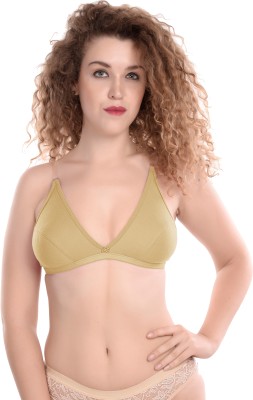 Madam Madam Everyday Non Padded Casual Womens Multiway Bras Women T-Shirt Non Padded Bra(Beige)