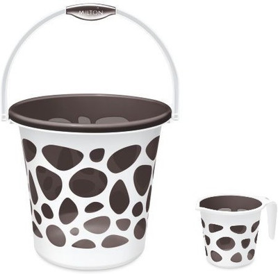 MILTON = 18 L Plastic Bucket(Grey)