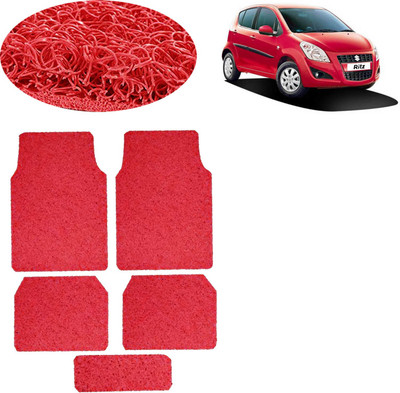 aksmit PVC Standard Mat For  Maruti Suzuki Ritz(Red)