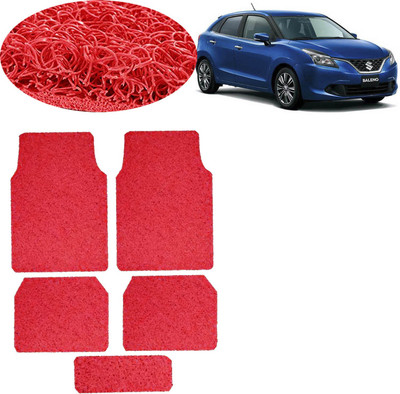 aksmit PVC Standard Mat For  Maruti Suzuki Baleno(Red)