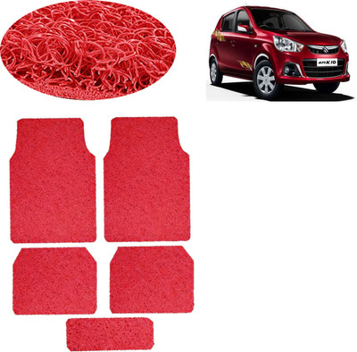 aksmit PVC Standard Mat For  Maruti Suzuki Alto K10(Red)