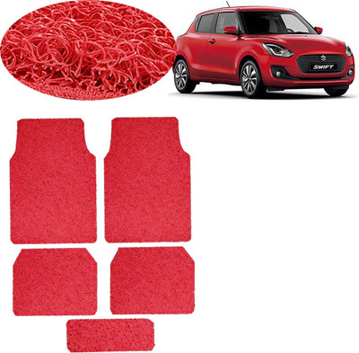 aksmit PVC Standard Mat For  Maruti Suzuki Swift(Red)