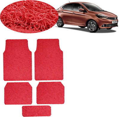 aksmit PVC Standard Mat For  Tata Tigor(Red)