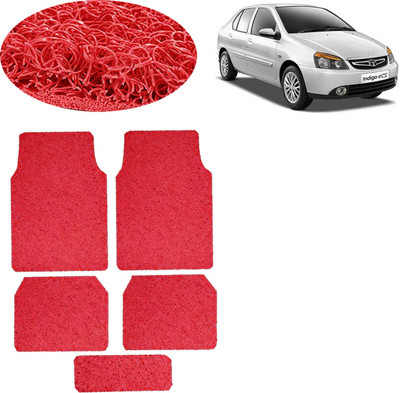 aksmit PVC Standard Mat For  Tata Indigo CS(Red)