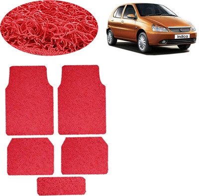 aksmit PVC Standard Mat For  Tata Indica(Red)
