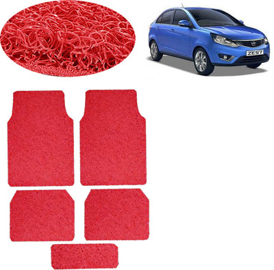 aksmit PVC Standard Mat For  Tata Zest(Red)