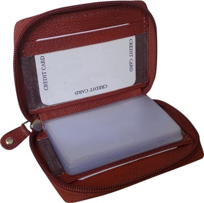 Style 98 20 Card Holder(Set of 1, Brown)