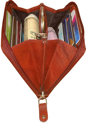 Style 98 8 Card Holder(Set of 1, Brown)