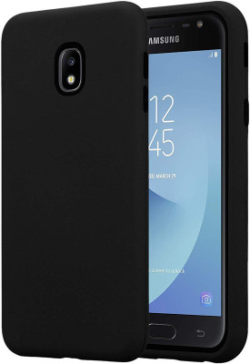 FITSMART Back Cover for Samsung Galaxy J3 (2017)(Black, Shock Proof, Silicon, Pack of: 1)