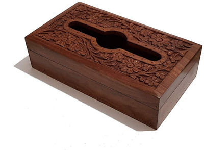 sk handicraft 1 Compartments wooden holer(Brown)