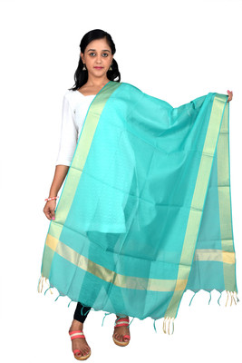 AARAV Cotton Silk Solid Women Dupatta
