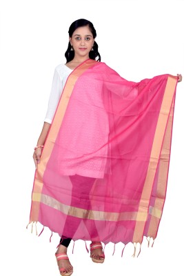 AARAV Cotton Silk Solid Women Dupatta