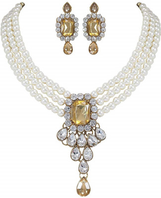 CATALYST Alloy Gold-plated Silver, Gold Jewellery Set(Pack of 1)