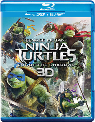 Teenage Mutant Ninja Turtles Out of The Shadows (Blu-ray 3D + Blu-ray)(3D Blu-ray English)