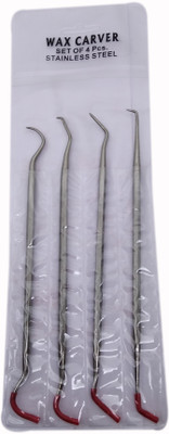 Scorpion 4PC Wax Carver/Probes Stainless Steel In Pouch Circlip Plier(Length : 16 inch)