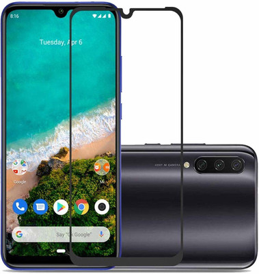 AKSHUD Edge To Edge Tempered Glass for Mi A3(Pack of 1)