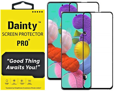 Dainty Edge To Edge Tempered Glass for Samsung Galaxy F62, Samsung Galaxy M51, Samsung Galaxy A71, Samsung Galaxy Note 10 Lite, POCO F4 5G, Xiaomi Poco M4 Pro 5G, Samsung Galaxy M62, Samsung Galaxy M52 5G, Samsung Galaxy A73 5G, Xiaomi Poco F3(Pack of 2)