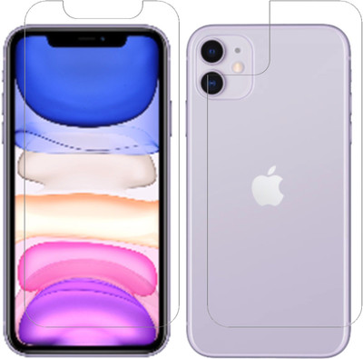 Vonqo Front and Back Screen Guard for Apple iPhone 11(Pack of 2)