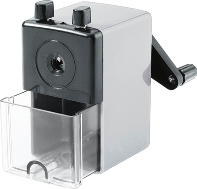OMEGA 1743 Pencil Sharpener Super Table Grey Colour Single Pencil Tub Sharpener(Multicolor)