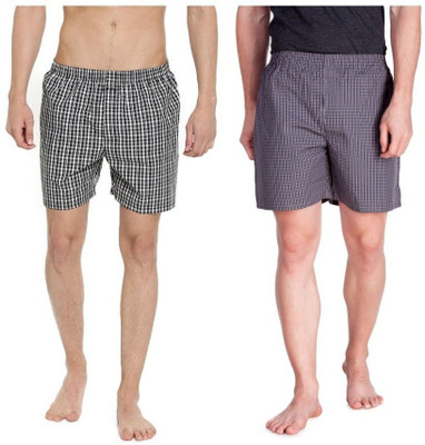 SD Fashions Checkered Men Boxer