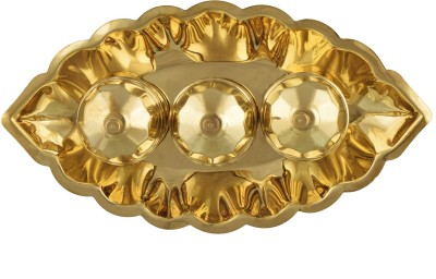 Kanpra Decorative Showpiece  -  5 cm(Brass, Gold)