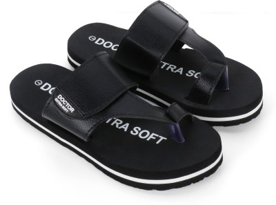 DOCTOR EXTRA SOFT Men Sandals(Black , 7)