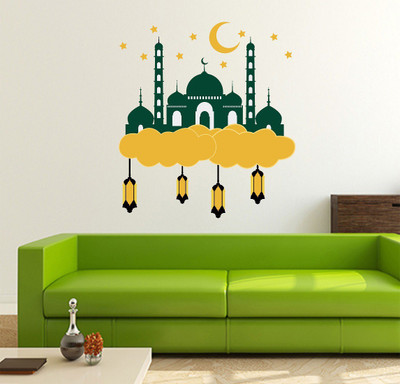 Wallzone 80 cm Masqu Removable Sticker(Pack of 1)
